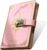 A5 diary with lock, hardcover secret diary, password lock, leather writing book, gift for childrens writing and diary, 8.6×5.7 inches (pink)