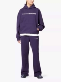 ADANOLA 90s Sport Oversized Cotton-Jersey Hoody