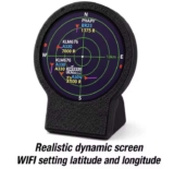 ADSB Flight Tracker USBC Desktop Radar 1.28 Inch WiFi Silent Aviation Receiver 3DPrinted Case Desk Decor
