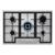 AEG 3000 Slim Line HGX75400SM 74cm Gas Hob – Stainless Steel