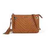 AFKOMST Womens Quilted Crossbody Bag with Multiple Pockets