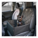 AHUKU Waterproof Dog Car Seat Booster with Padded Sides