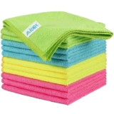 AIDEA Microfibre Cloth 12 Pack, Reusable Kitchen Microfibre Cleaning Towels Dish Cloths, 30x30cm – Sold by AIDEA HOME UK / FBA