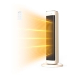 AIRMATE 25-Inch Tower Space Heater, 2000W, 80 Oscillating, 5 Modes