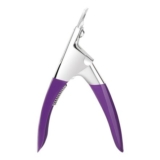 AJIMAOMI Stainless-Steel Nail Tip Cutters for Acrylic, Gel, Nails, Plum