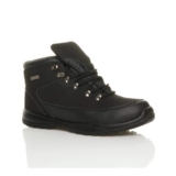 AJVANI Steel Midsole Toe Cap Safety Leather Worker Boots