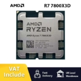 AMD RYZEN 7 7800X3D CPU Gaming Processor AMD R7 7800X3D 8-Core 16-Thread 5NM 96M Socket AM5 Without Fan Game Cache Hot No Fan