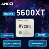 AMD Ryzen 5 5600XT R5 5600XT Desktop CPU Processor 6-Core 12-Thread 3.5GHz Boost 4.6GHz 32MB L3 Cache Binary Tech Store