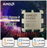 AMD Ryzen 5 9600X Processor 6 Cores/12 Threads Opened never used W/Code PC-Lape