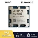 AMD Ryzen 7 9800X3D New Processor , 3D V-Cache 8C/16T 120W up to 5.2 GHz, L396M 100-100001084 Socket AM5