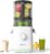 AMZCHEF Cold Press Juicer, Slow Masticating Juicer with 160mm Wide Feed Chute & 2.5L Large Hopper, 3-IN-1 Juicer Machines for Juice, Nut Milk and Sorbet, Quiet Motor, High Juice Yield, Easy to Clean