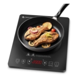 AMZCHEF Single Induction Hob, Portable Induction Hob