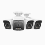 ANNKE C500P 4PCS 3K Dual Light PoE Security Cameras, Colour & IR Night Vision, Human & Vehicle Detection, Two-Way Audio, IP67, Bullet/Turret