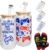 ANOTION Color Changing Gamer Coffee Cup -18oz/532ml Gaming Mug Glass Cup with Lid and Straw Christmas Gifts for Boyfriend Teenage Boys Men Cool Gaming Accessories Birthday Party Decorations-One Pack