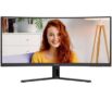 AOC CU34B3E – 34 QHD (3440×1440), VA Panel, 120Hz, 1ms, Built-in-Speakers, Adaptive Sync, HDMI & DP, 1500R Curve Ultrawide Monitor