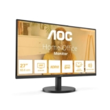 AOC U27B3M 27 inch UHD Monitor 60Hz, VA Panel, 4ms GtG, HDR10, (3840×2160 HDMI 2x 2.0 DP 1x 1.4) Black