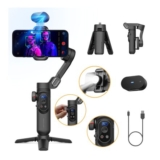 AOCHUAN 3-Axis Gimbal with AI Face Tracking, iPhone/Android, Wireless Charging