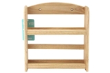 APOLLO 6328 2-Tier Spice Rack, Wood, Natural, 24.5x27x7