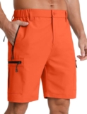 APTRO Mens Cargo Hiking Shorts Outdoor for Men with 5 Zipper Pockets