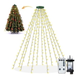 ARKOCHIC Christmas Tree Lights, 2m X 12 Strands, Warm White