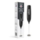 ARVO Handheld Milk Frother, Battery-Powered, Black