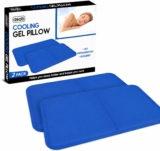 ASAB 2 Pack Cooling Gel Pillow for Relief of Migraine Headache Night Sweat Fever Pad Cushion Pillow Mat Absorbs – 30x40cm Chill Mat Improve Quality of Sleep & Sleeping Temperature
