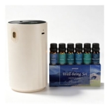 ASAKUKI Waterless Essential Oil Diffuser, Cordless Car & Home