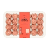 ASDA 24 Beef Meatballs 672g
