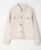 ASOS COLLECTIVE co-ord classic fit denim jacket in raw ecru ( S-3XL )
