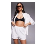 ASOS DESIGN Biarritz Beach Textured Cotton Co-Ord