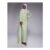 ASOS DESIGN Long Sleeve with Drape Detail and Ruching Maxi Dress in Sage