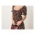 ASOS DESIGN Sweetheart Neckline Midi Dress with Cut out in Dark Base Floral