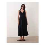ASOS DESIGN Waisted v Neck Maxi Dress