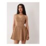 ASOS DESIGN Waisted v Neck Mini Sundress
