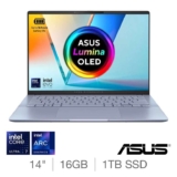 ASUS Vivobook S, Intel Core Ultra 7 256V, 16GB RAM, 1TB SSD, 14 Inch OLED Laptop, S5406SA-QD006W (Discount at Checkout)
