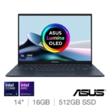 ASUS Zenbook, Intel Core Ultra 5, 16GB RAM, 512GB SSD, 14 Inch OLED Laptop, UX3405CA-QL241W 2 years warranty
