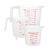 ASelected 3-Pack Plastic Measuring Jugs – 250ml, 500ml, 1000ml