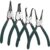 ASelected Circlip Pliers, Set of 4 Snap Ring Pliers Set, 7inch Internal & External Straight & Bent Tip Circlip Pliers
