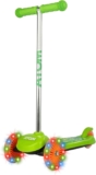 ATOM Light-Up Move N Groove Scooter 3 Wheeled Tri Design Tilt-To-Turn Steering Toddler Ride With Light-Up Wheels Kids Push Toy Suitable for Ages 2