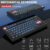 ATTACK SHARK AK832 PRO Low Profile (red switch) Mechanical Keyboard, Ultra-Thin RGB Wireless 75% Gasket Gaming Keyboard with LED Screen
