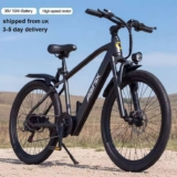 Aairsk GT300 Electric Bike in Black, NFC Smark Lock, 250W Motor, Shimano 7-Speed, 36V 10Ah Battery With Code Urlife Cycling A Store