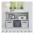 Abbeville Storage Shelf Unit, Cloud Grey