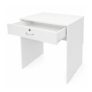 Absolute Deal White Home Office Desk with Lockable Drawer