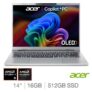 Acer Aspire 14 AI, Copilot PC, AMD Ryzen AI 5 340, 16GB RAM, 512GB SSD, 14 Inch WUXGA OLED Laptop, NX.JNZEK.001