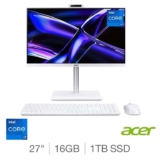 Acer C27-195ES, Intel Core i7, 16GB RAM, 1TB SSD, 27 Inch All in One Desktop PC