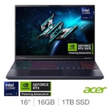 Acer Predator Helios NEO 16 AI, Intel Core Ultra 7 255HX, 16GB RAM, 1TB SSD, NVIDIA GeForce RTX 5070, 16 Inch Gaming Laptop, NH.QX3EK.002