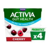 Activia Cherry Fat Free Gut Health Fruit Yoghurt
