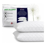 Adam Home 2 Pack Hotel Quality Pillows with Quilted Cover