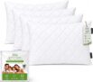 Adam Home Quilted Pillow Protectors 4 Pack (50 x 75 CM) – Soft Poly Cotton Zippered Pillow Cases Durable, Breathable & Comfortable.