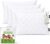 Adam Home Quilted Pillow Protectors 4 Pack (50 x 75 CM) – Soft Poly Cotton Zippered Pillow Cases Durable, Breathable & Comfortable.